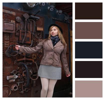 Postapocalyptic Postapocalypse Hat Woman Image
