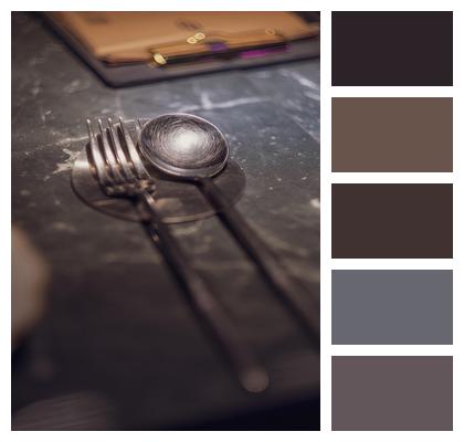 Fork Dining Table Spoon Dining Image