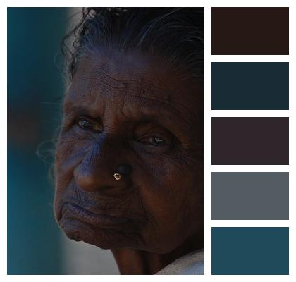 Face Elder Old Woman Image