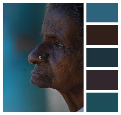 Old Face Silence India Image