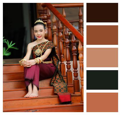 People Portrait Fashion Traditional Costume Image
