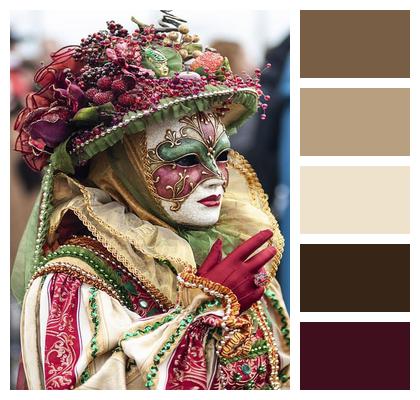 Multicoloured Costume Event Regional Customs Image