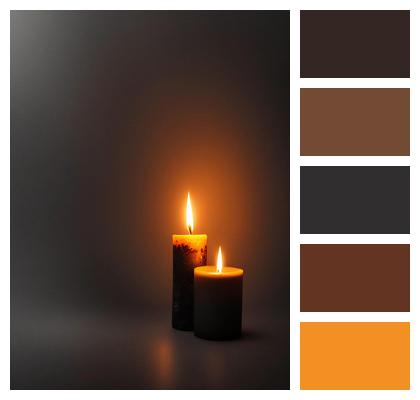 Burning Candles Power Light Candles Image