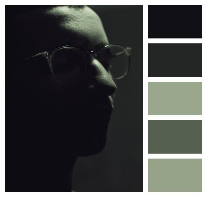 Glasses Lights Face Man Image