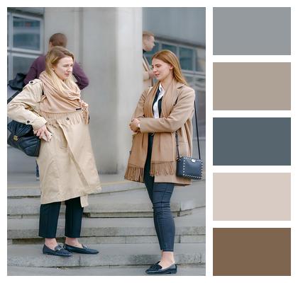 Stairs Urban City People Image