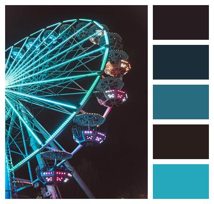 Ferris Wheel Theme Park Theme Park Ride Amusement Park Image