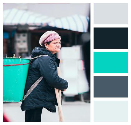 Marketplace Shopping Market Woman People Image