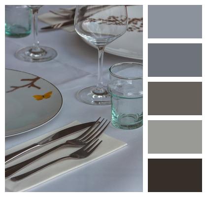 Lunch Set Table Dinner Dinner Image