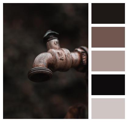 Iron Broken Tap Rusted Image