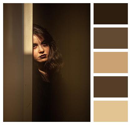 Sad Woman Alone Light Image