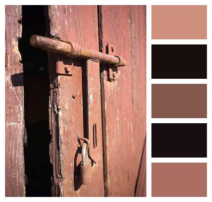 Wooden Door Old Door Rust Image