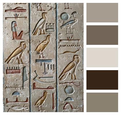 Hieroglyph Travel Wall Image