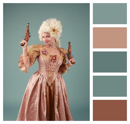 Rococo 18Th Century Marie Antoinette Cosplay Image