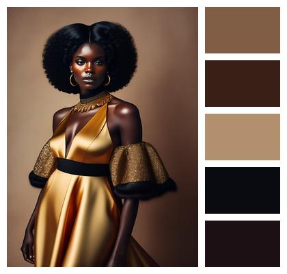 Woman Style Ai Generated Afro Image