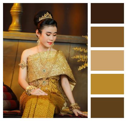 Beauty Fashion Asian Woman Portrait Image