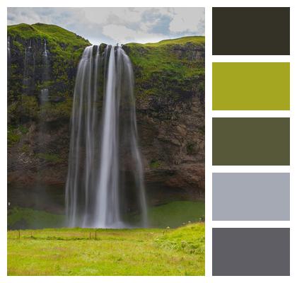 Nature Waterfall Iceland Image