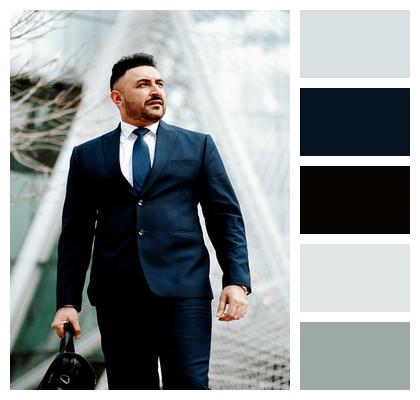 Gentleman Man Outdoor Downtown Image