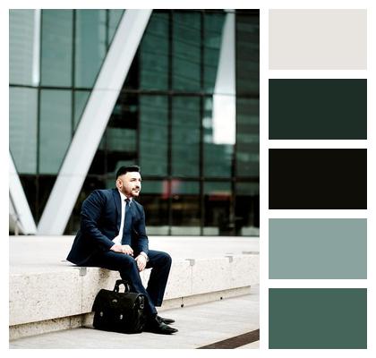 Realtor Man Building Fashion Image