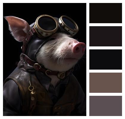 Mammal Animal Pilot Ai Generated Image