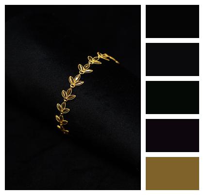 Black Accesories Jewelry Gold Image