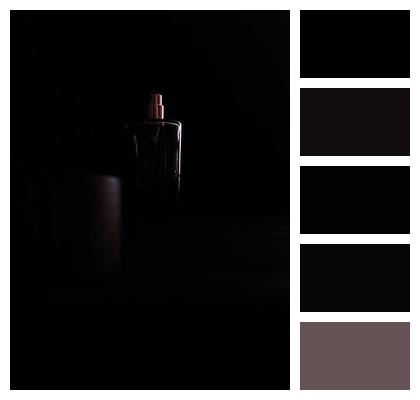 Dark Perfume Cologne Bottle Image