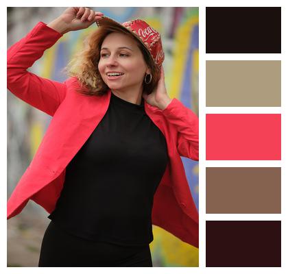 Coca Cola Graffiti Artist Portrait Fashion Image