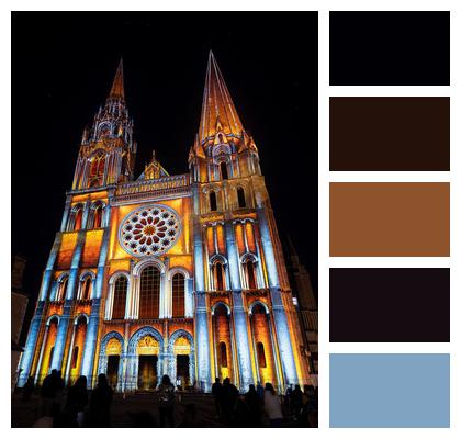 Lumiere Gothic Architecture Cathedral Chartres Lighting Image