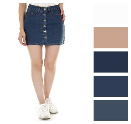 Leg Denim Fabric Fit Image
