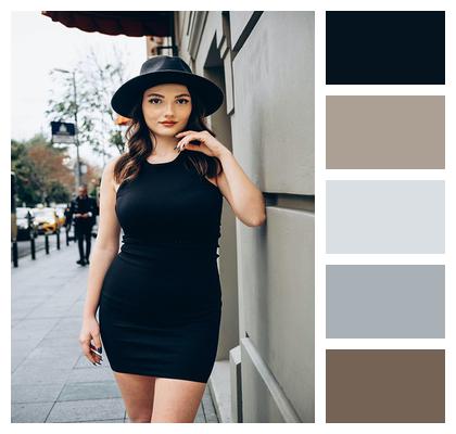 Pretty Portrait Fashion Beauty Image