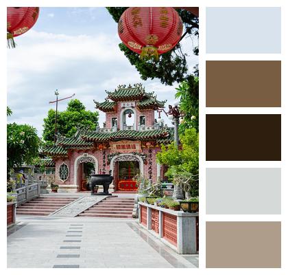 Chinese Assembly Hall Southeast Asia Fujian Assembly Hall Ancient Town Image