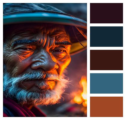 Chinese Man Old Ai Generated Image