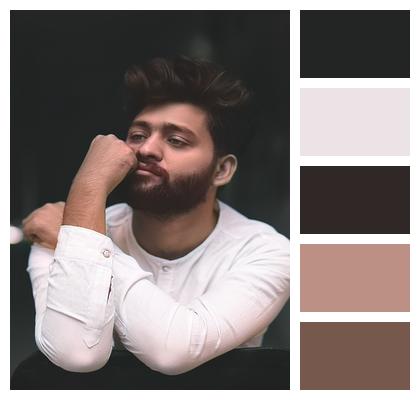 Portrait Stylish Alone Fashion Image