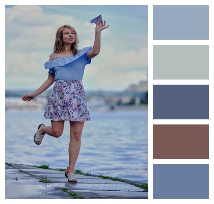 Summer Bridge Portrait Skirt Image