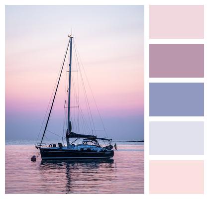 Sea Boat Sailboat Image