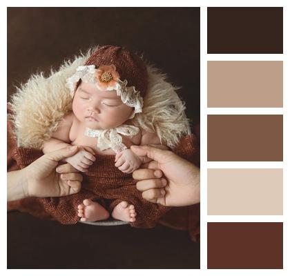 Hands Child Portrait Soft Fabric Image