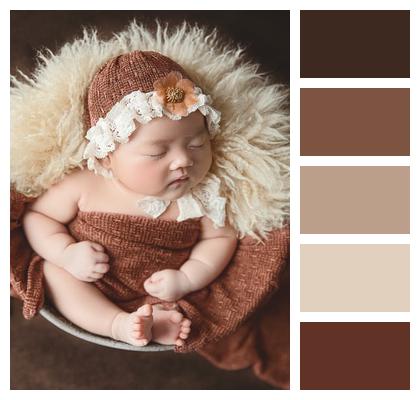 Baby Portrait Child Soft Fabric Image