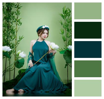 Asian Beauty Costume Dress Image
