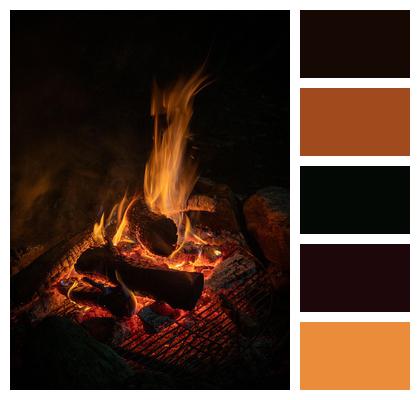 Heat Burn Fire Wood Image