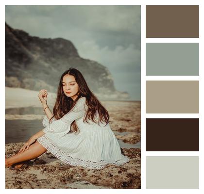 Woman Summer Travel Nature Image