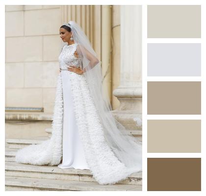 Dress Wedding Marriage White Image