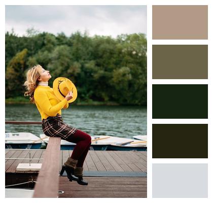 Pier Pullover River Autumn Clothes Image