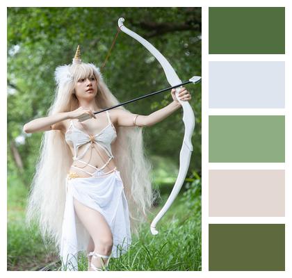 Woman Cosplay Archer Image