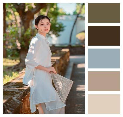 Fashion Model Woman Portrait Image