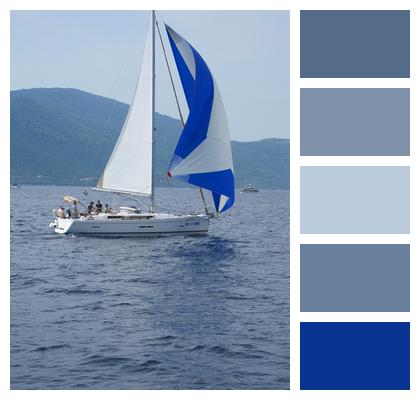 Sailboat Sea Nature Image