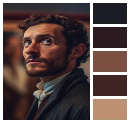 Person Fancy Elegant Curly Image