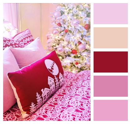 Bed Bedding Christmas Image