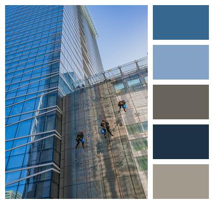 People Skyscraper People Facade Image