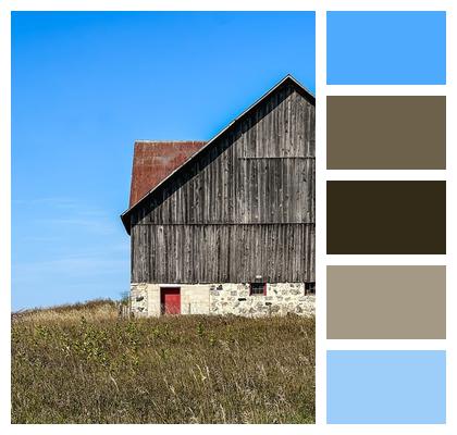 Rustic Barn Fall Old Image
