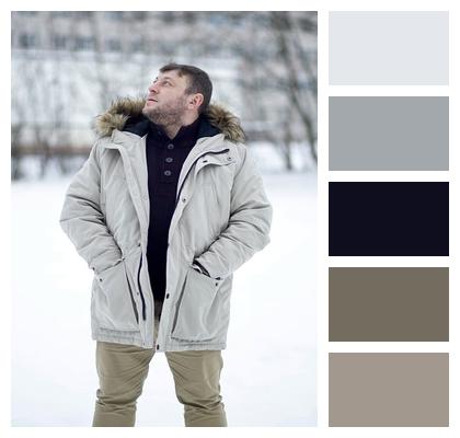 Winter Coat Man Image