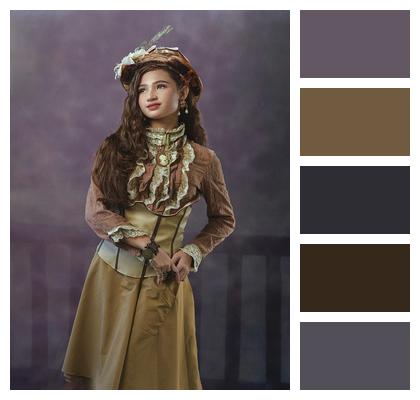 Antique Victorian Vintage Woman Image